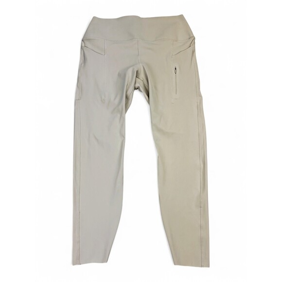 Spyder Pants - Spyder Women's High-Rise Performance Leggings M Light Beige
